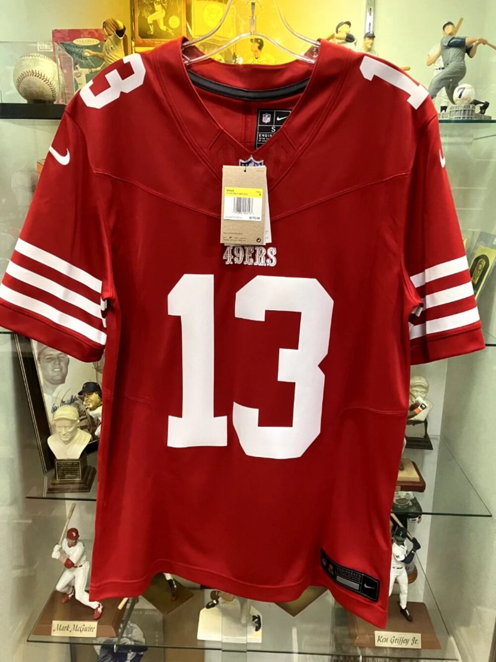Brock Purdy Scarlet Stitched Jersey vapor